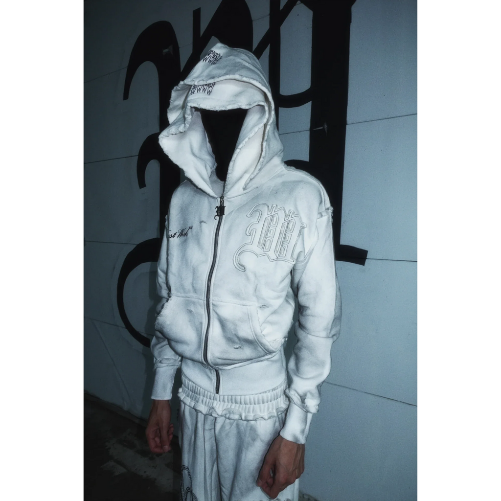 "DIRTY SNOW" CRYSTALIZED SWEATSUIT