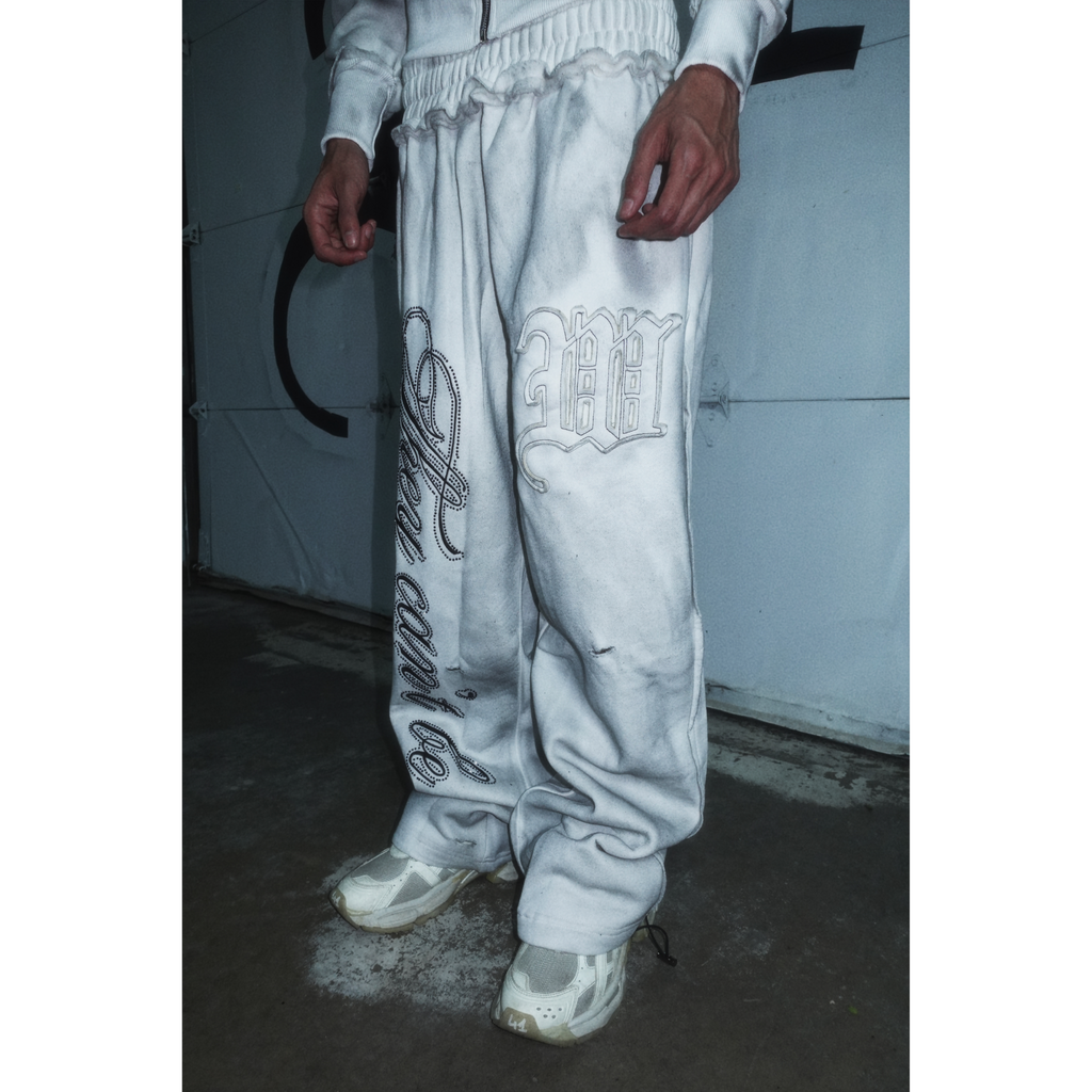 "DIRTY SNOW" CRYSTALIZED SWEATS