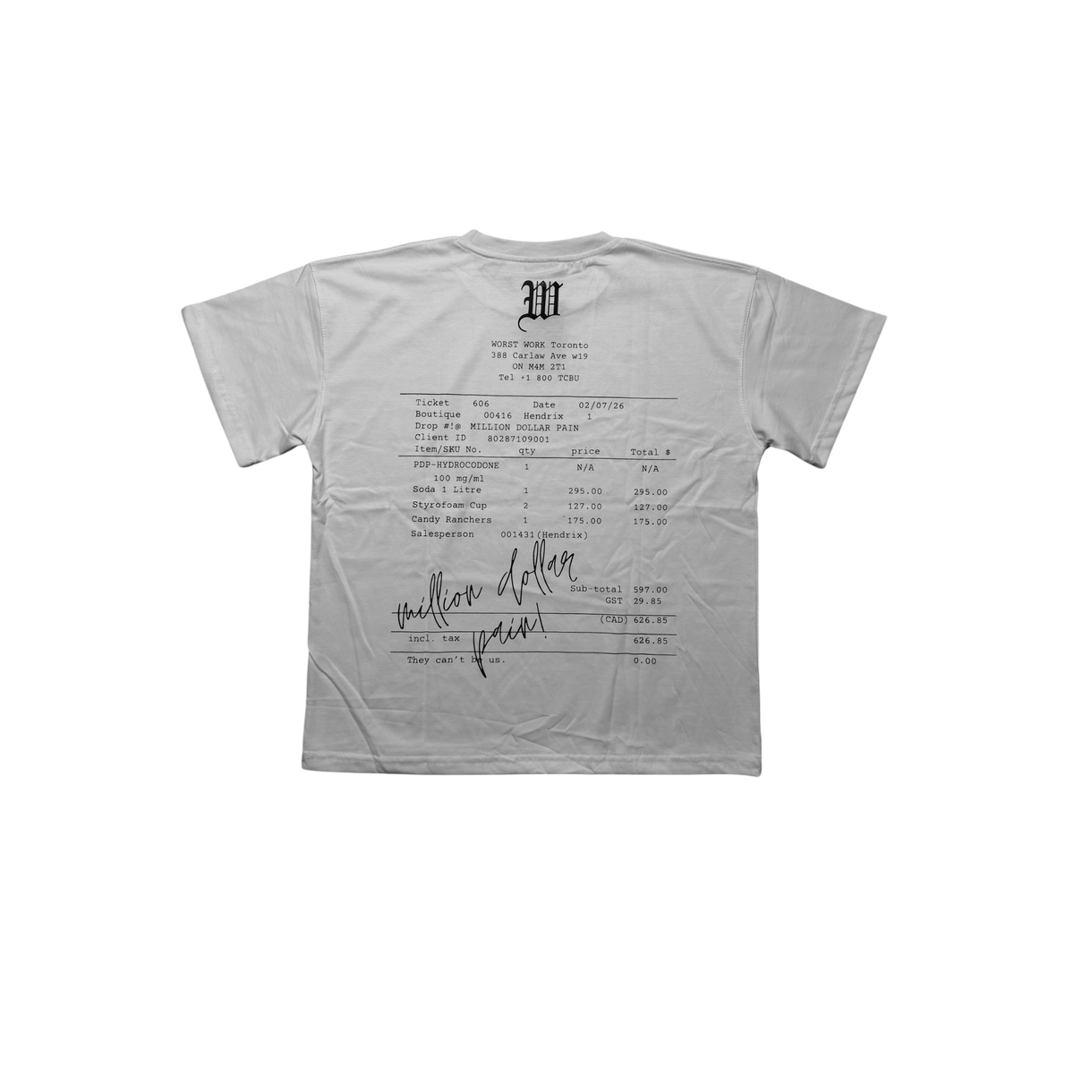 "HYDRO" TEE - WHITE