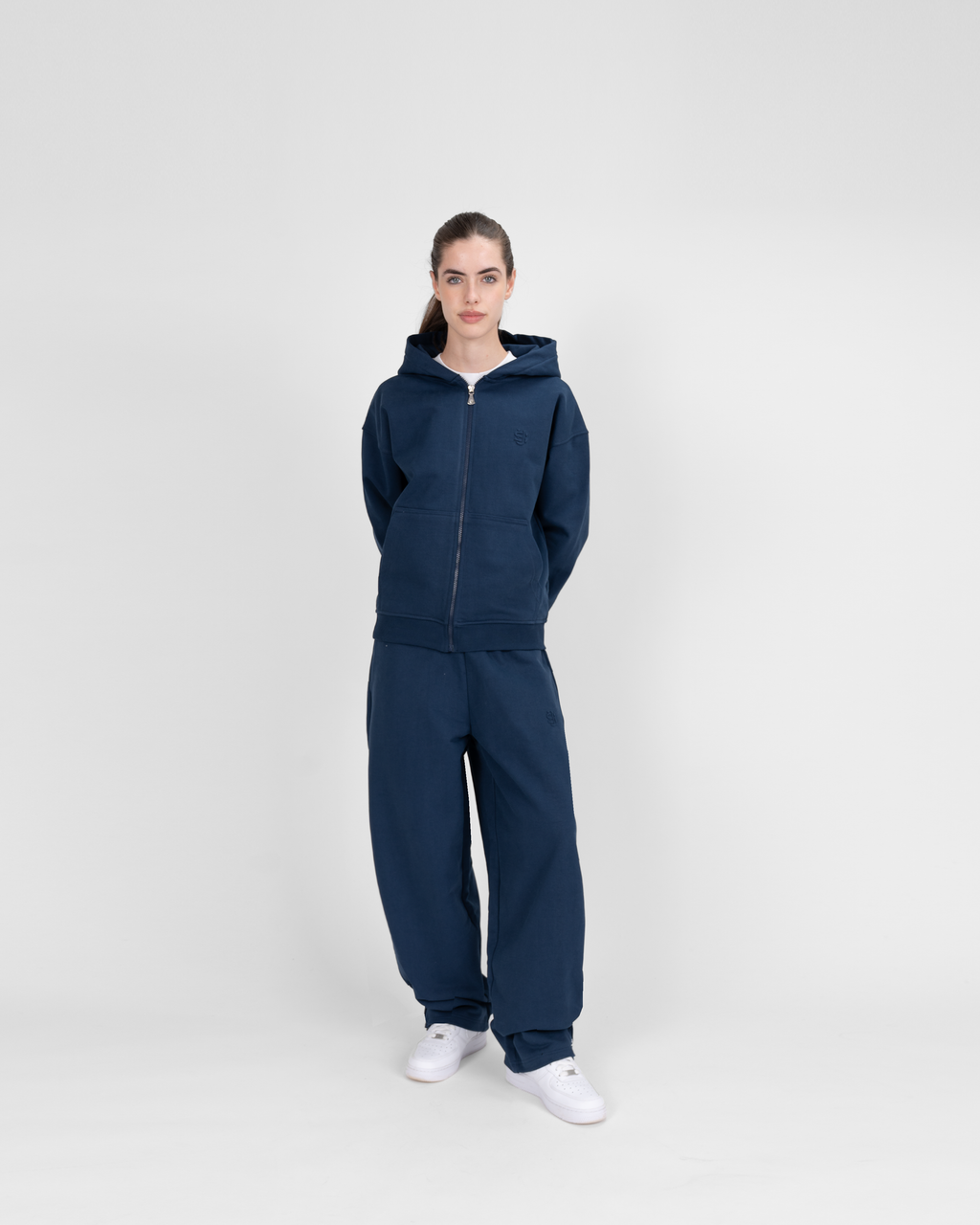 SU ZIP JOGGER - NAVY BLUE