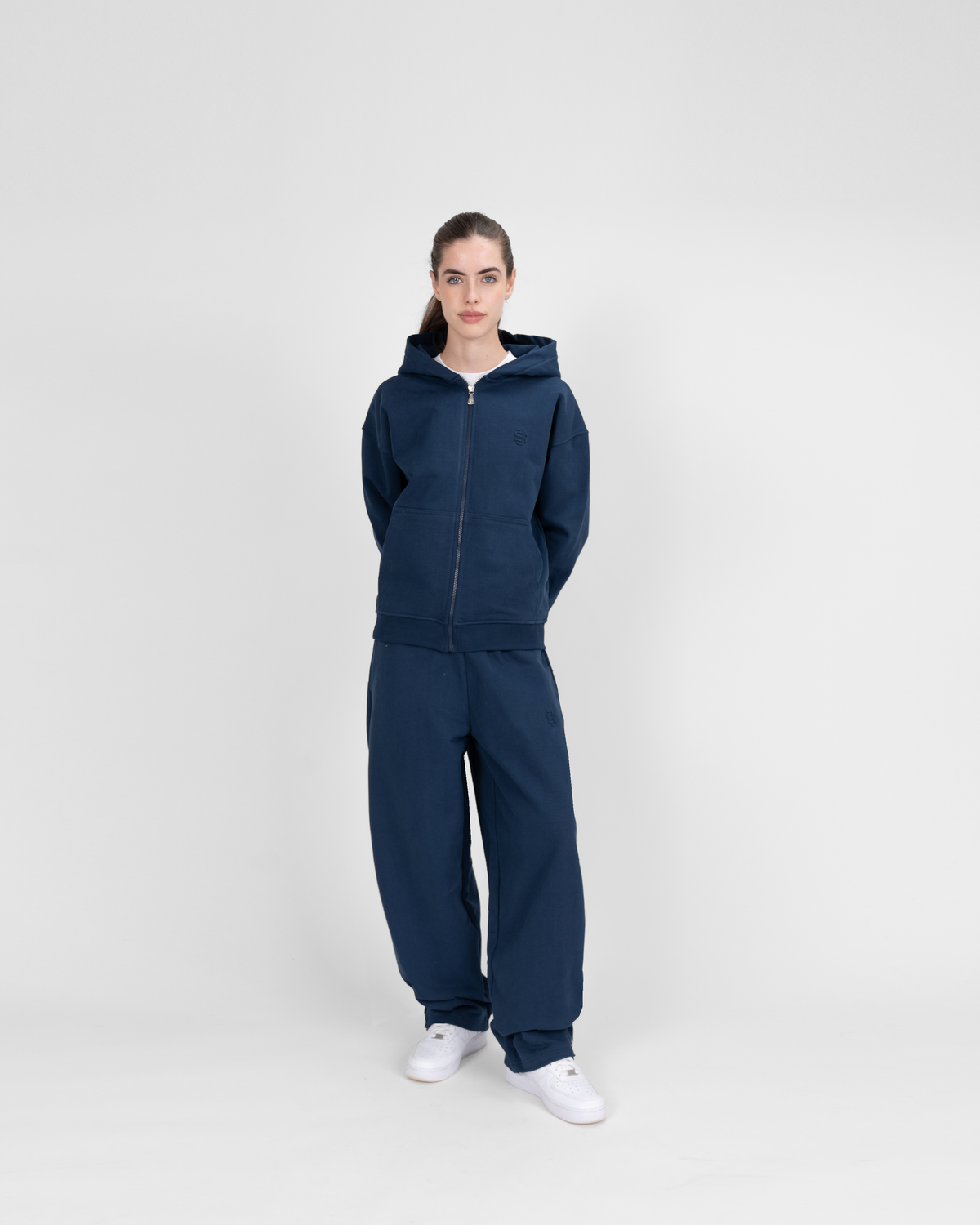 SU ZIP JOGGER - NAVY BLUE