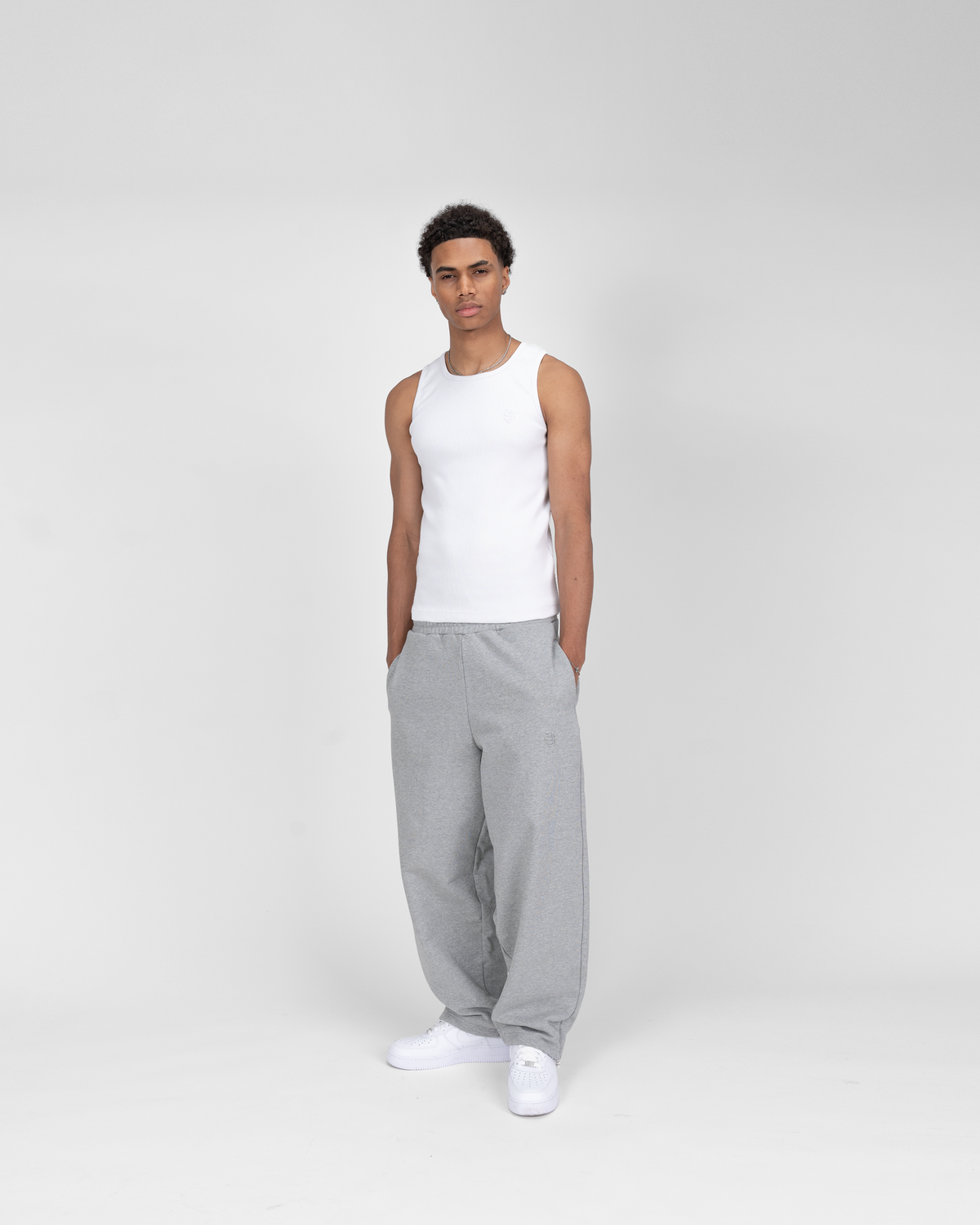 SU HEAVY RIB TANK TOP - BLACK