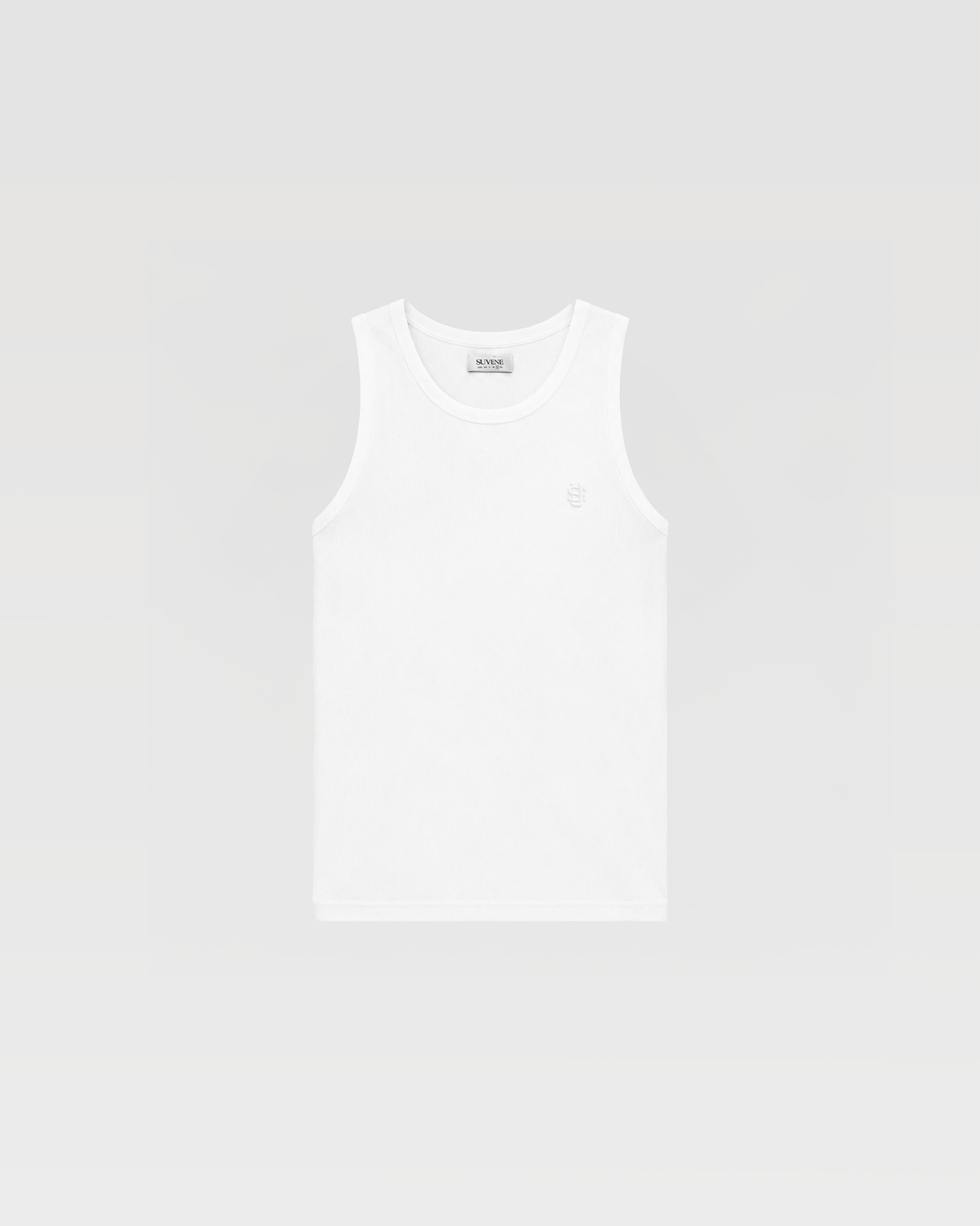 SU HEAVY RIB TANK TOP - WHITE