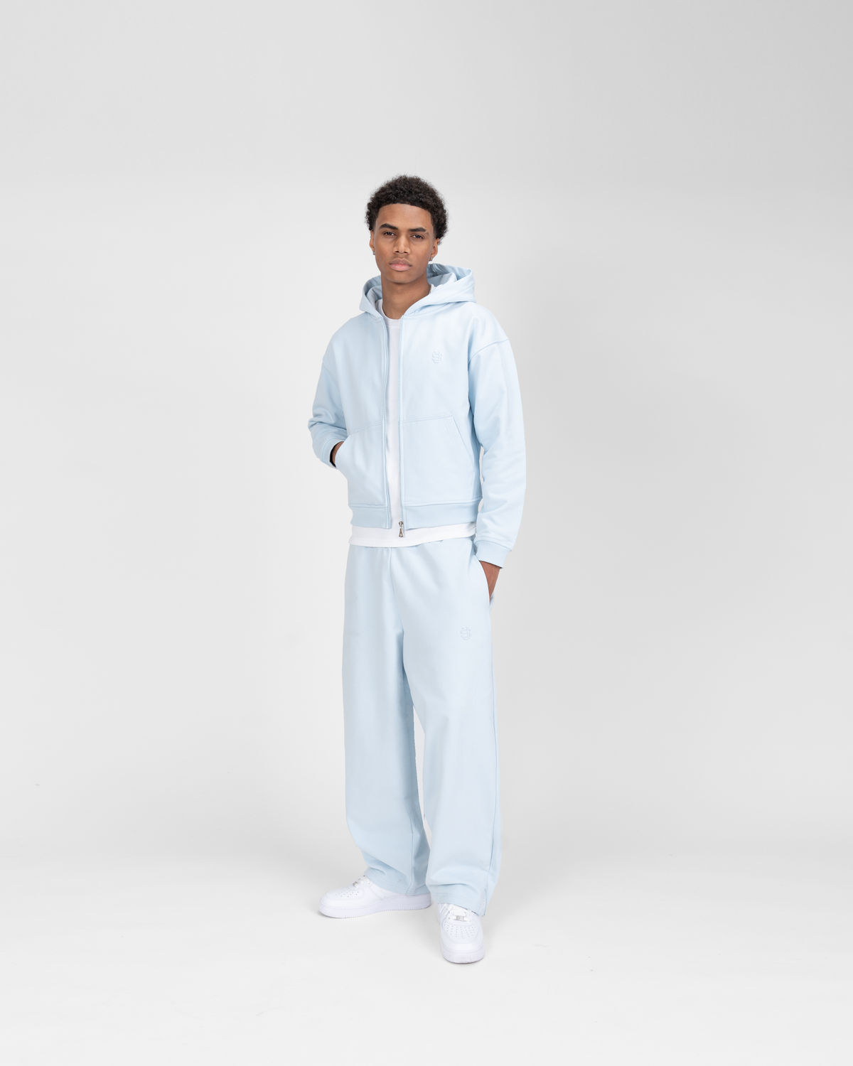 SU ZIP JOGGER - ICE BLUE