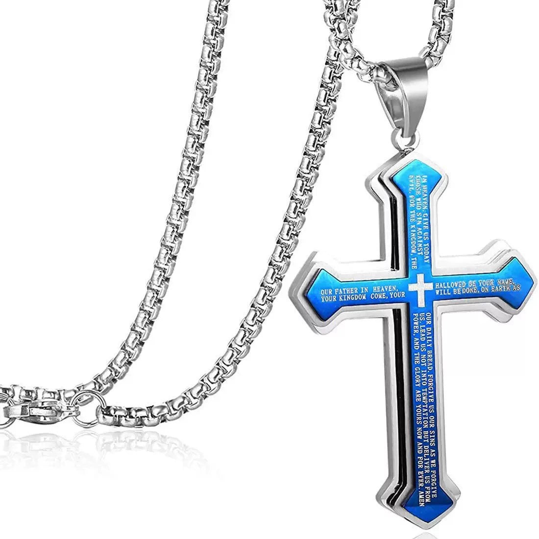 Three-Layer Cross Necklace