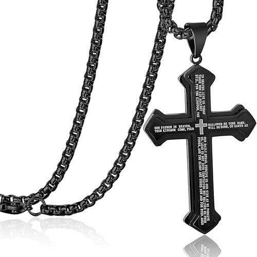 Three-Layer Cross Necklace