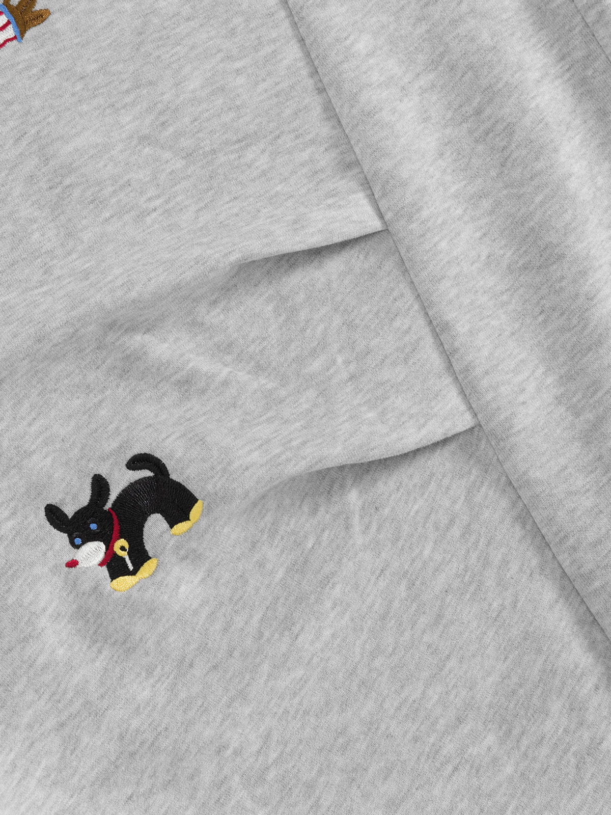 Aelfric Eden Embroidery Dog Baggy Barrel Sweatpants