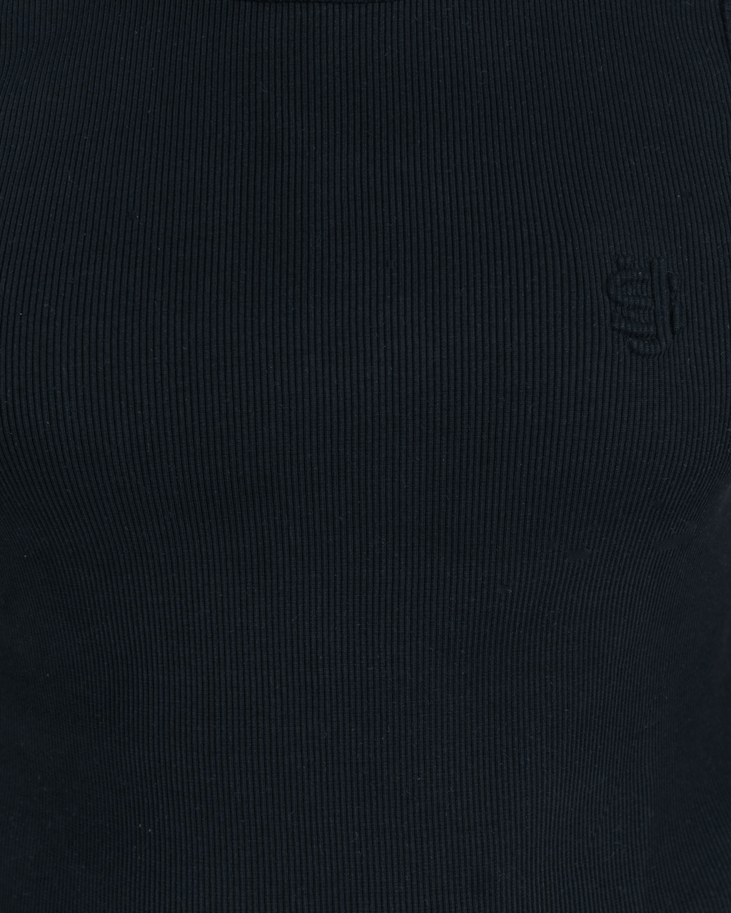 SU HEAVY RIB TANK TOP - BLACK