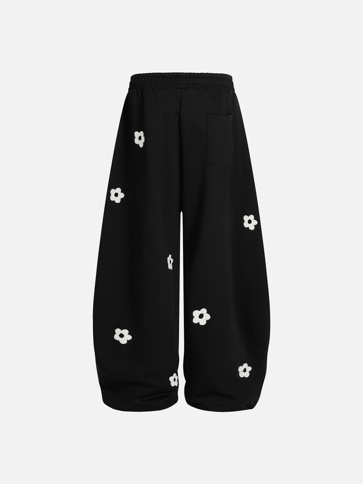 Aelfric Eden Floral Embroidery Baggy Barrel Sweatpants