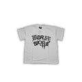 "ABSTRACT" TEE - WHITE