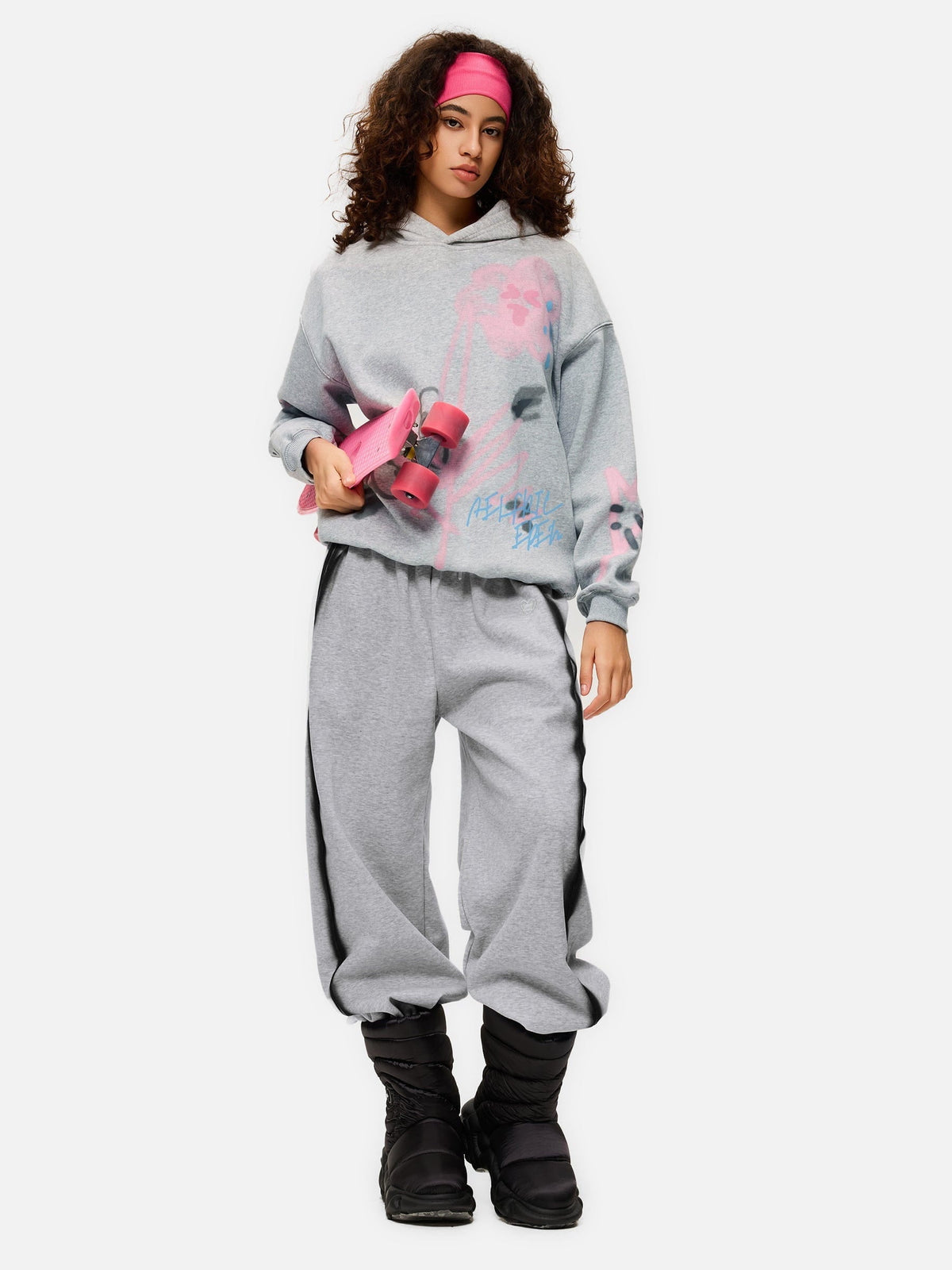 Aelfric Eden Graffiti Heart Baggy Sweatpants