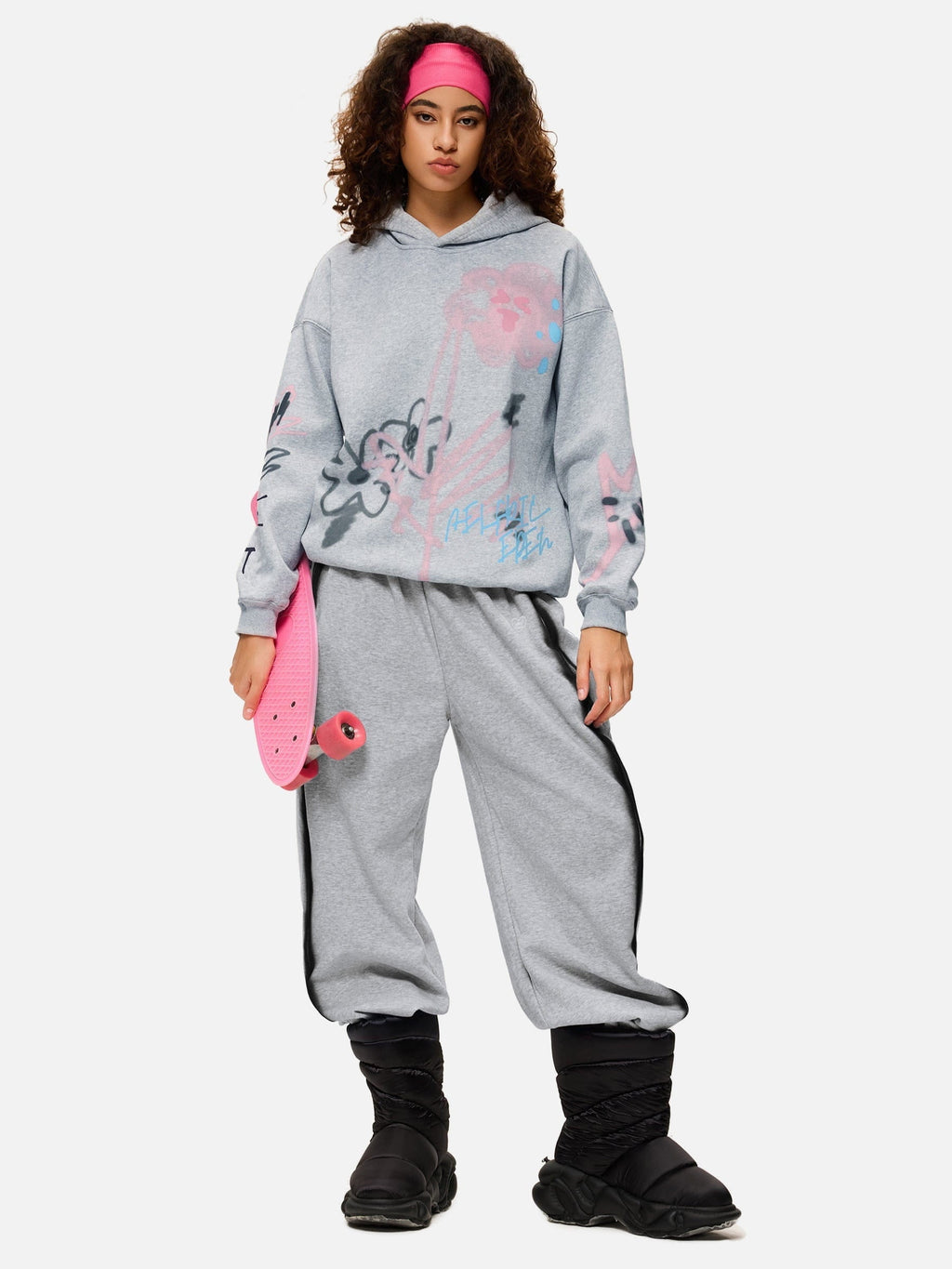 Aelfric Eden Graffiti Heart Baggy Sweatpants