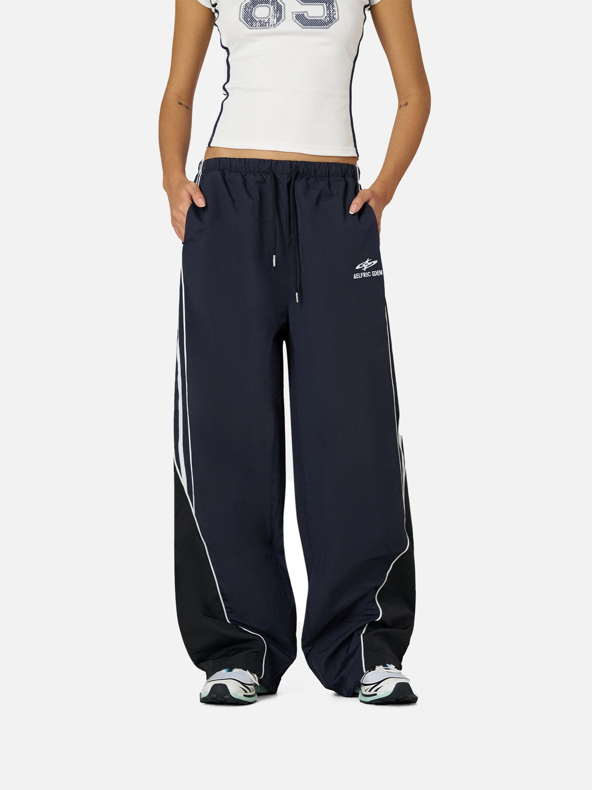 Aelfric Eden Contrast Side Baggy Track Pants